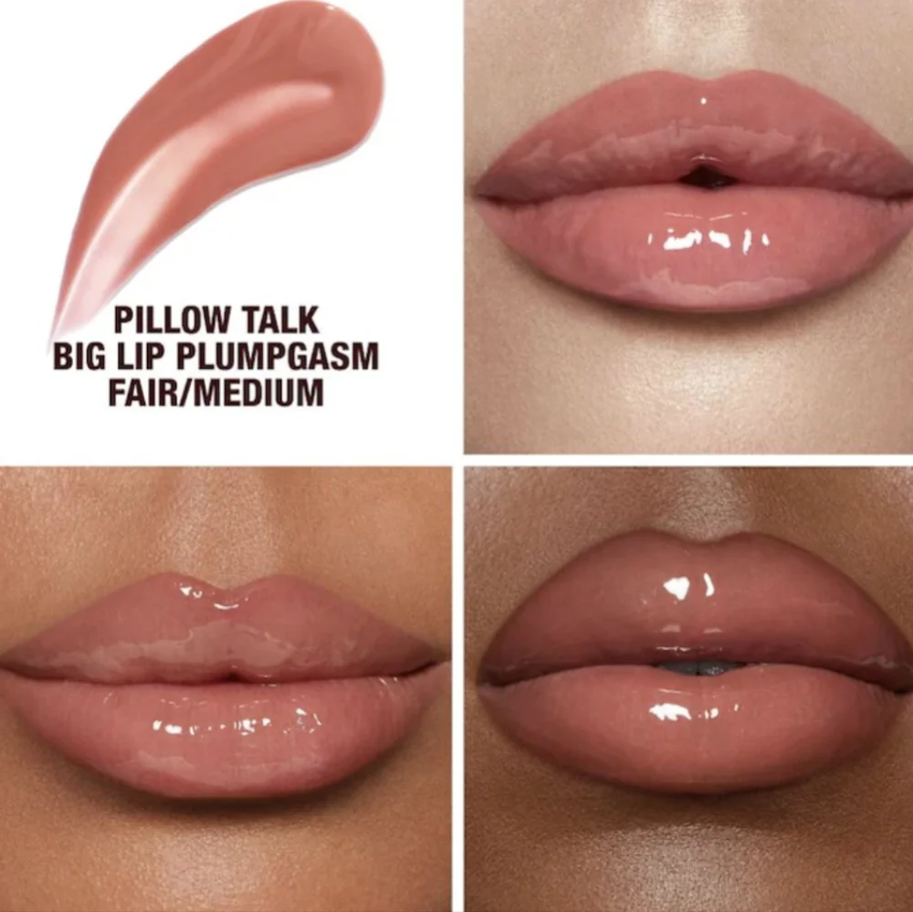 New!!!!Charlotte Tilbury Pillow Talk Big Lip Plumpgasm Plumping Lip:Fair…
